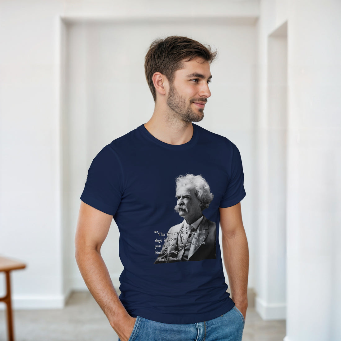 CAMISETA MASTER TWAIN PRETA E BRANCA