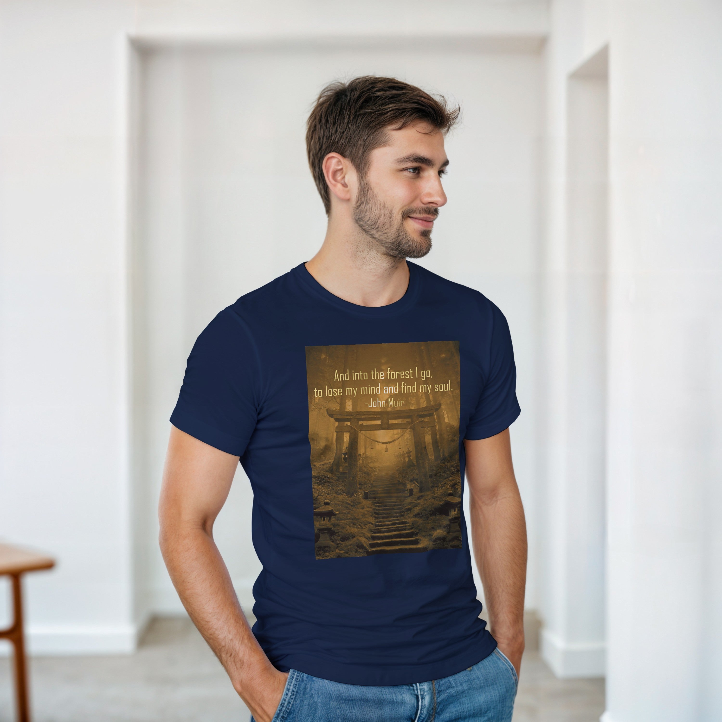 CAMISETA BOSQUE JAPONÉS HORA DORADA