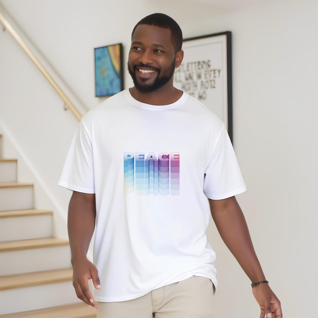 CAMISETA PAZ PSICODÉLICOS