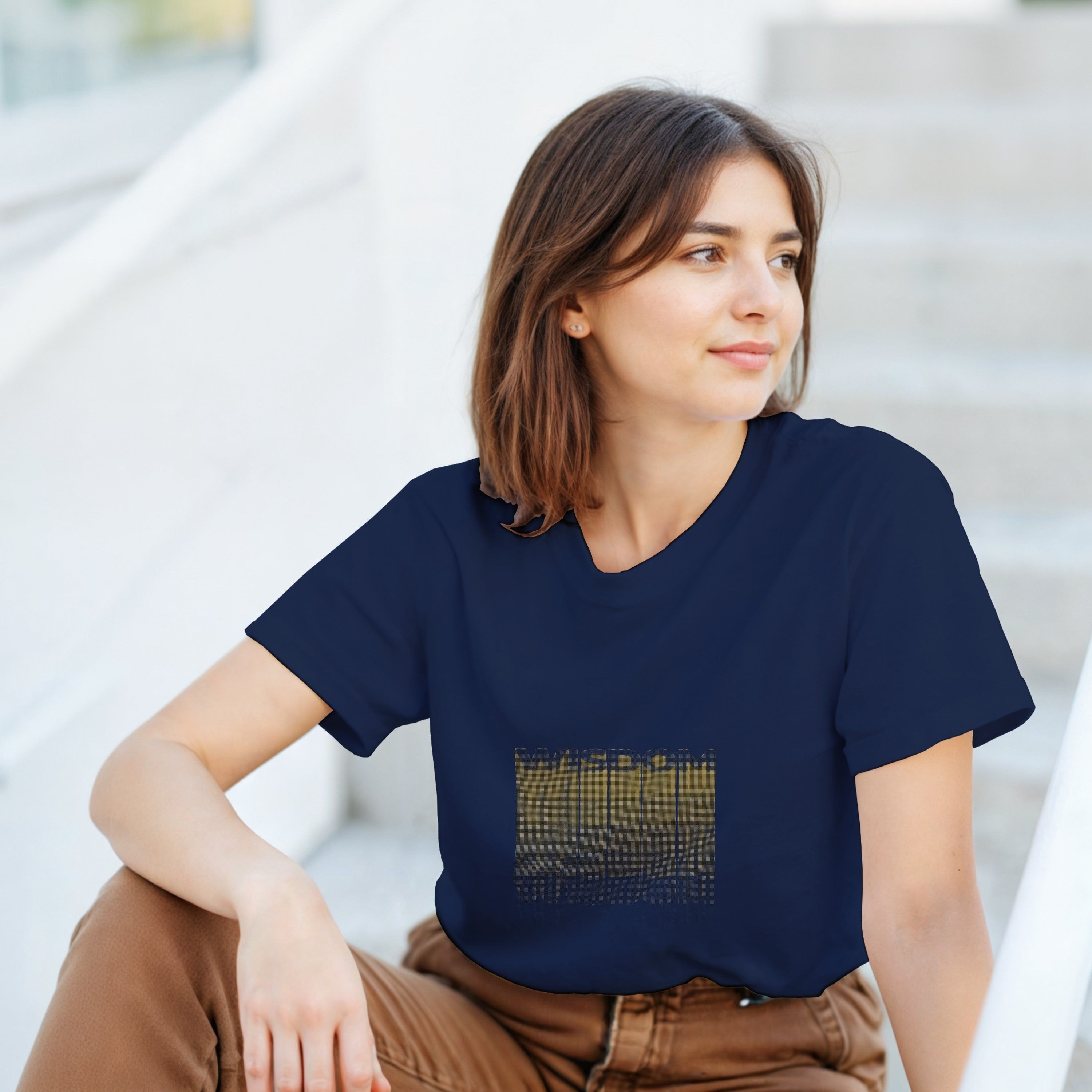 CAMISETA SABEDORIA DOURADA