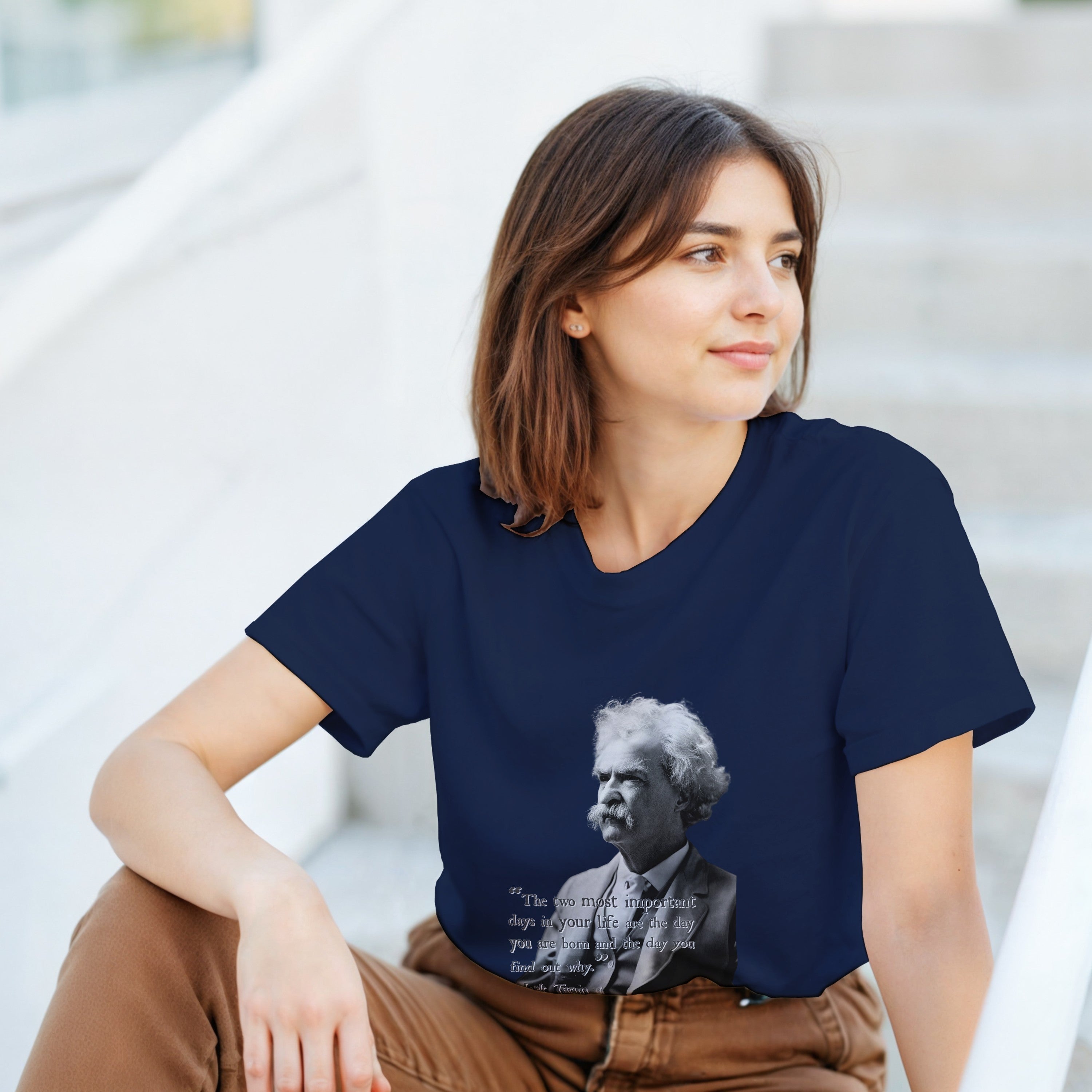 CAMISETA MASTER TWAIN PRETA E BRANCA