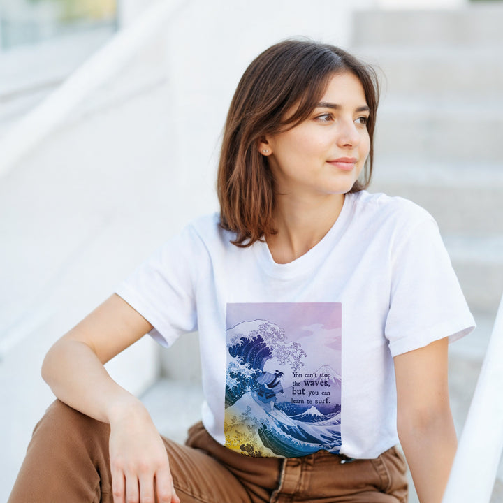 CAMISETA HOKUSAI SURF PSICODÉLICOS