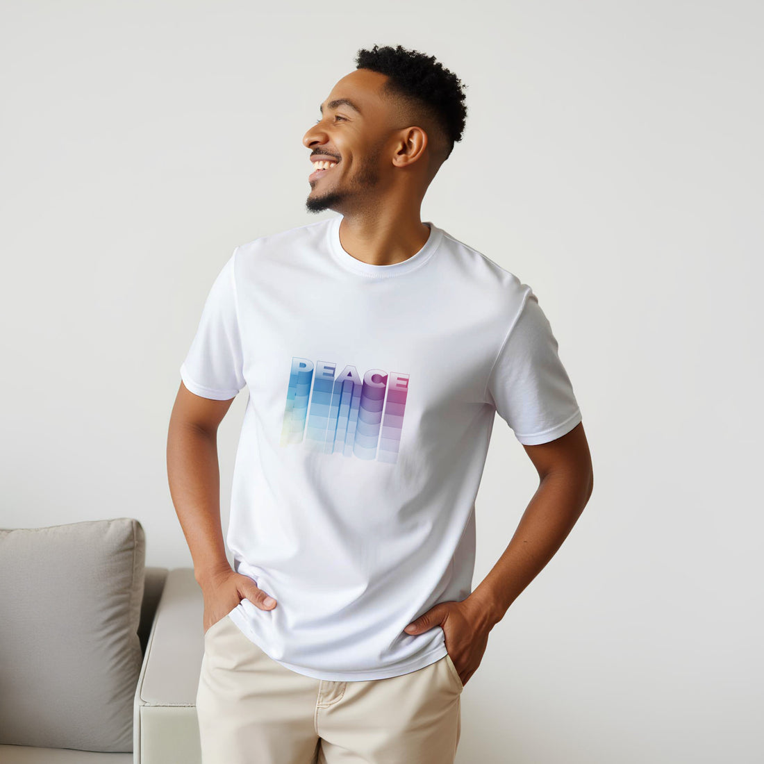 CAMISETA PAZ PSICODÉLICOS