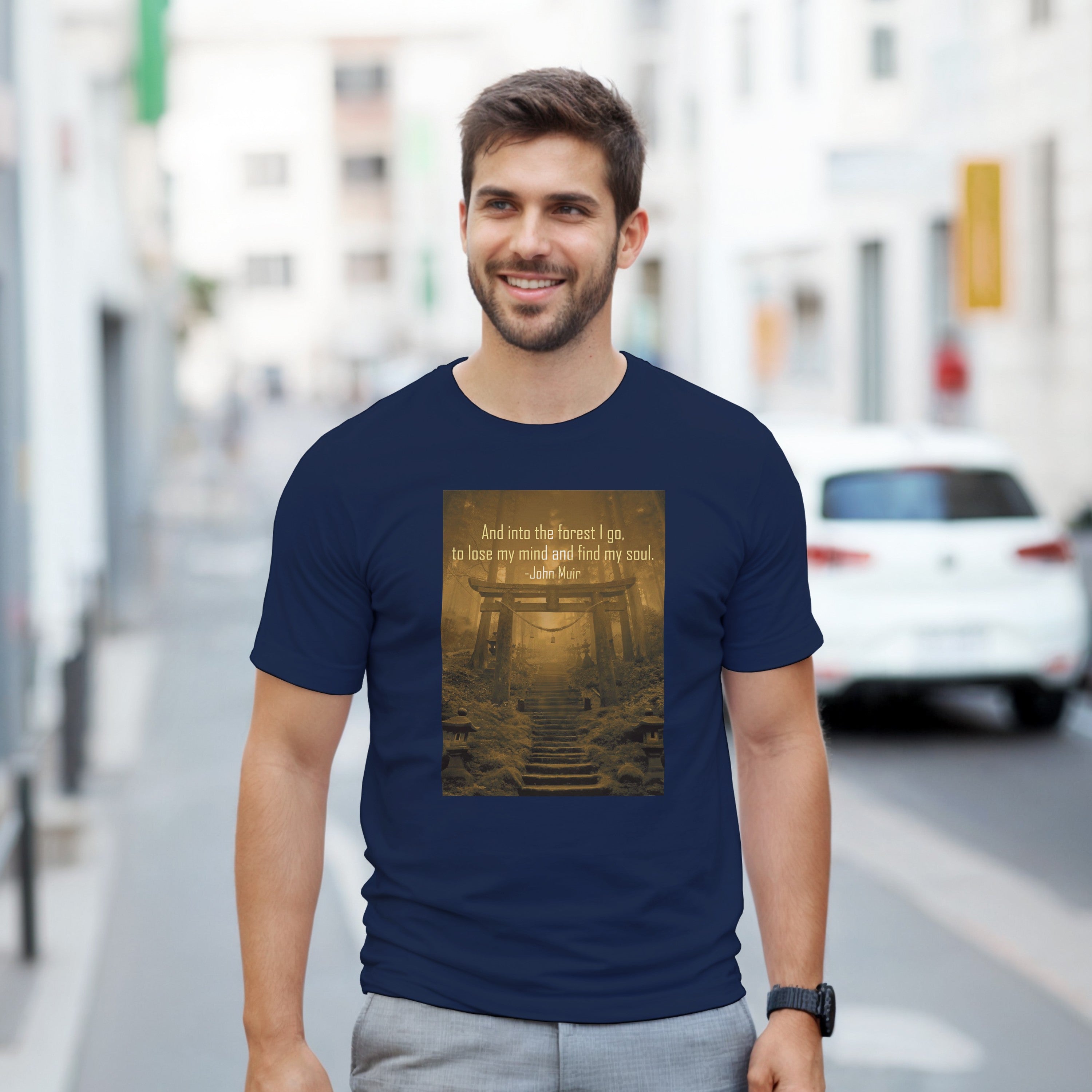 CAMISETA BOSQUE JAPONÉS HORA DORADA