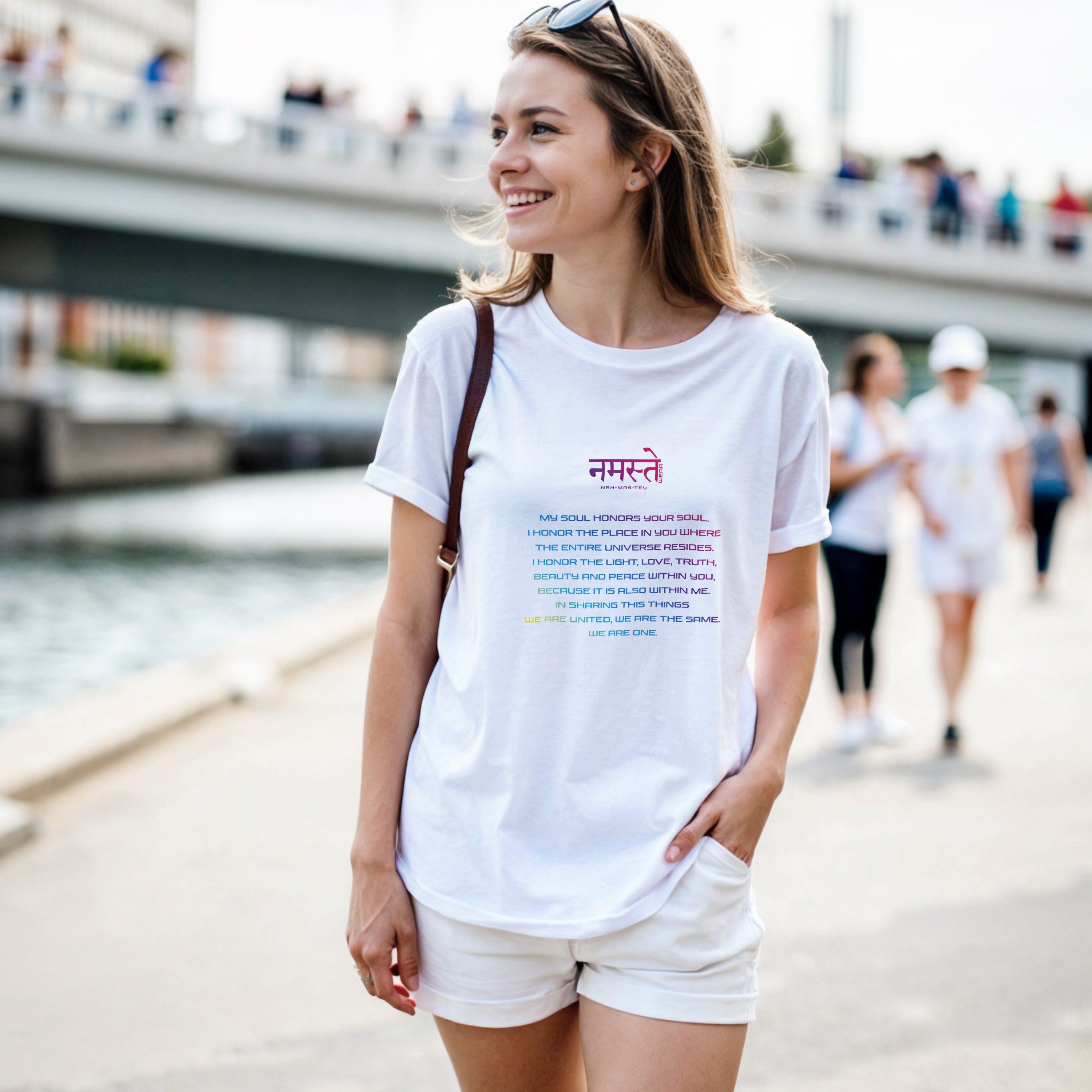 CAMISETA NAMASTE SIGNIFICADO MULTICOLOR