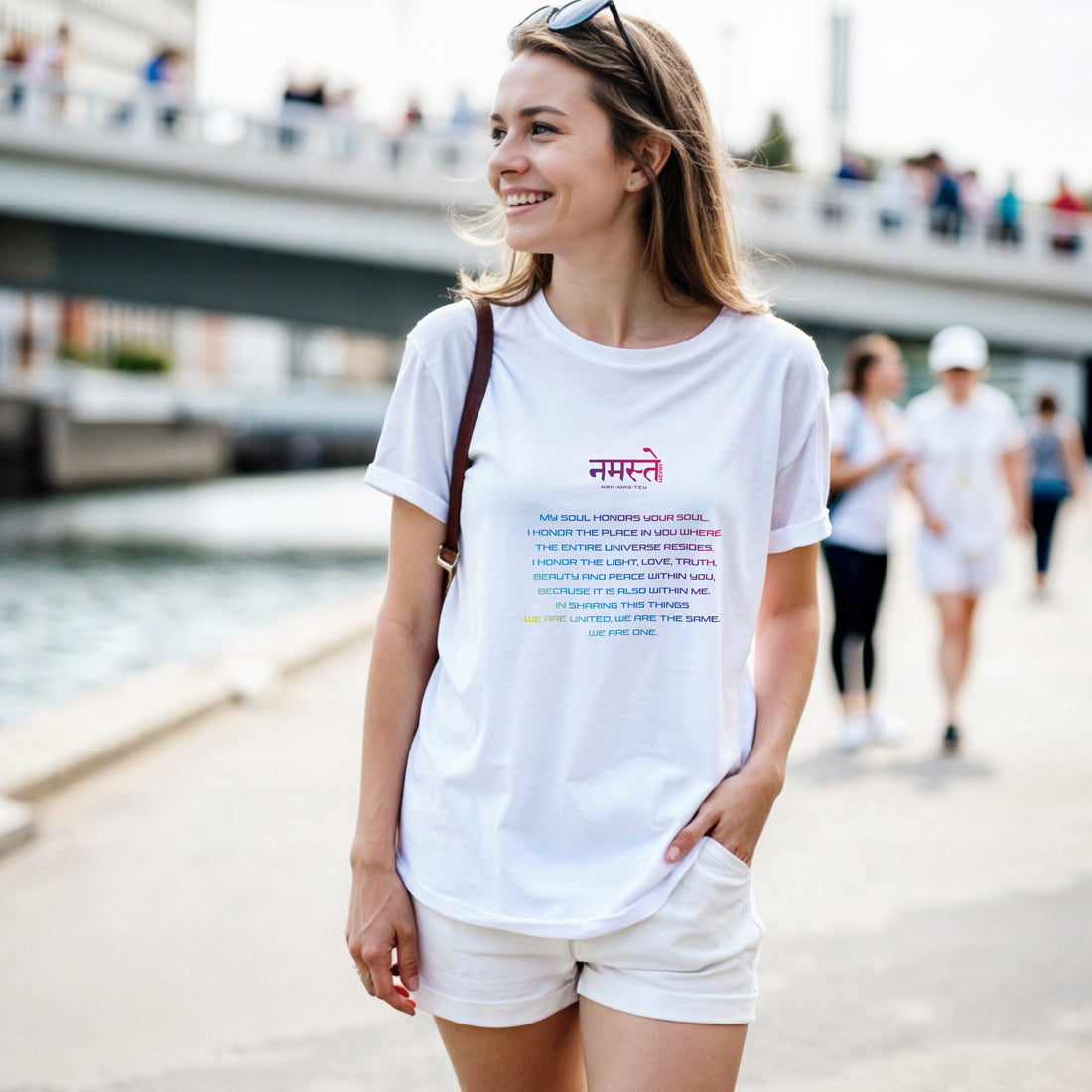 CAMISETA NAMASTE SIGNIFICADO MULTICOLOR