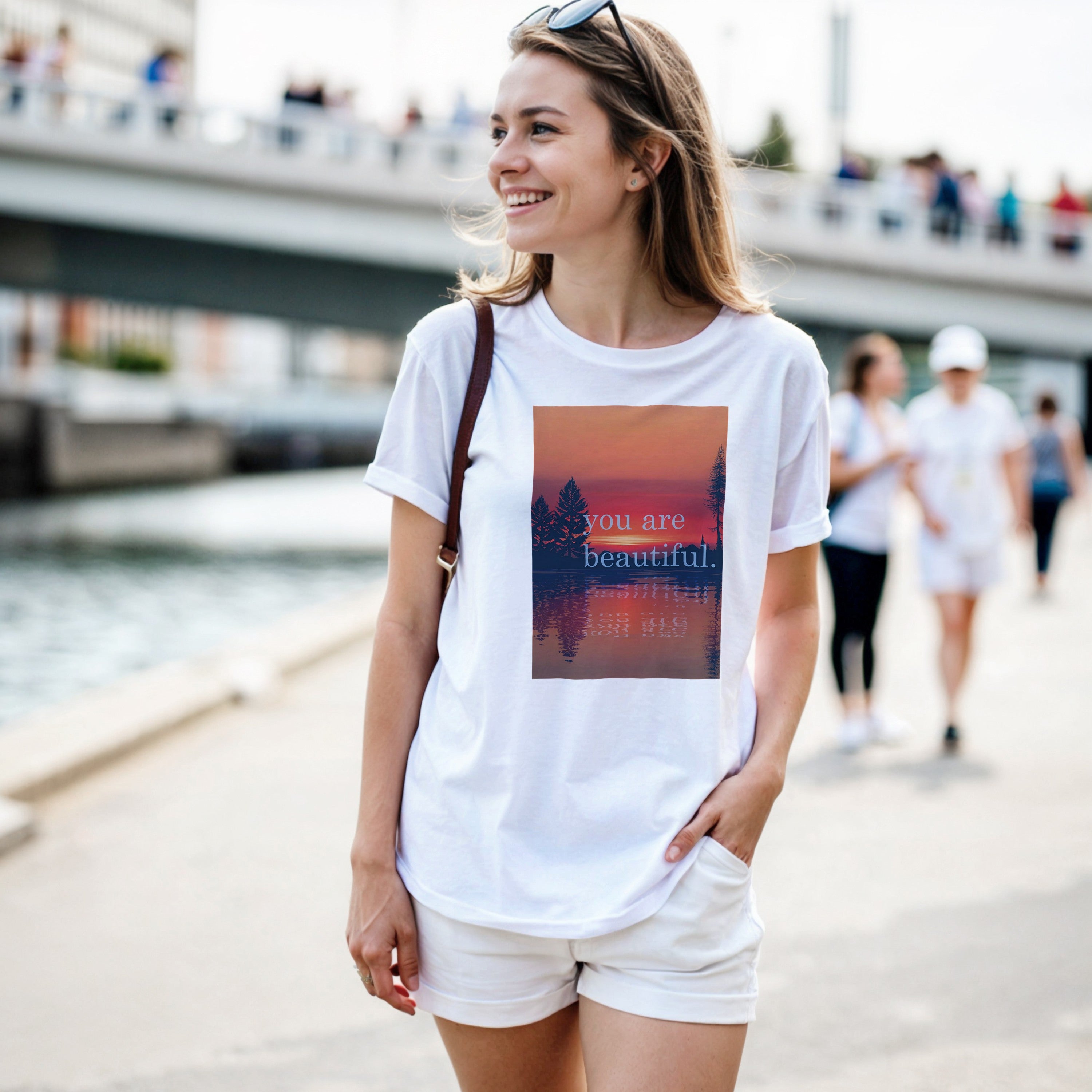 CAMISETA ERES HERMOSA PUESTA DE SOL