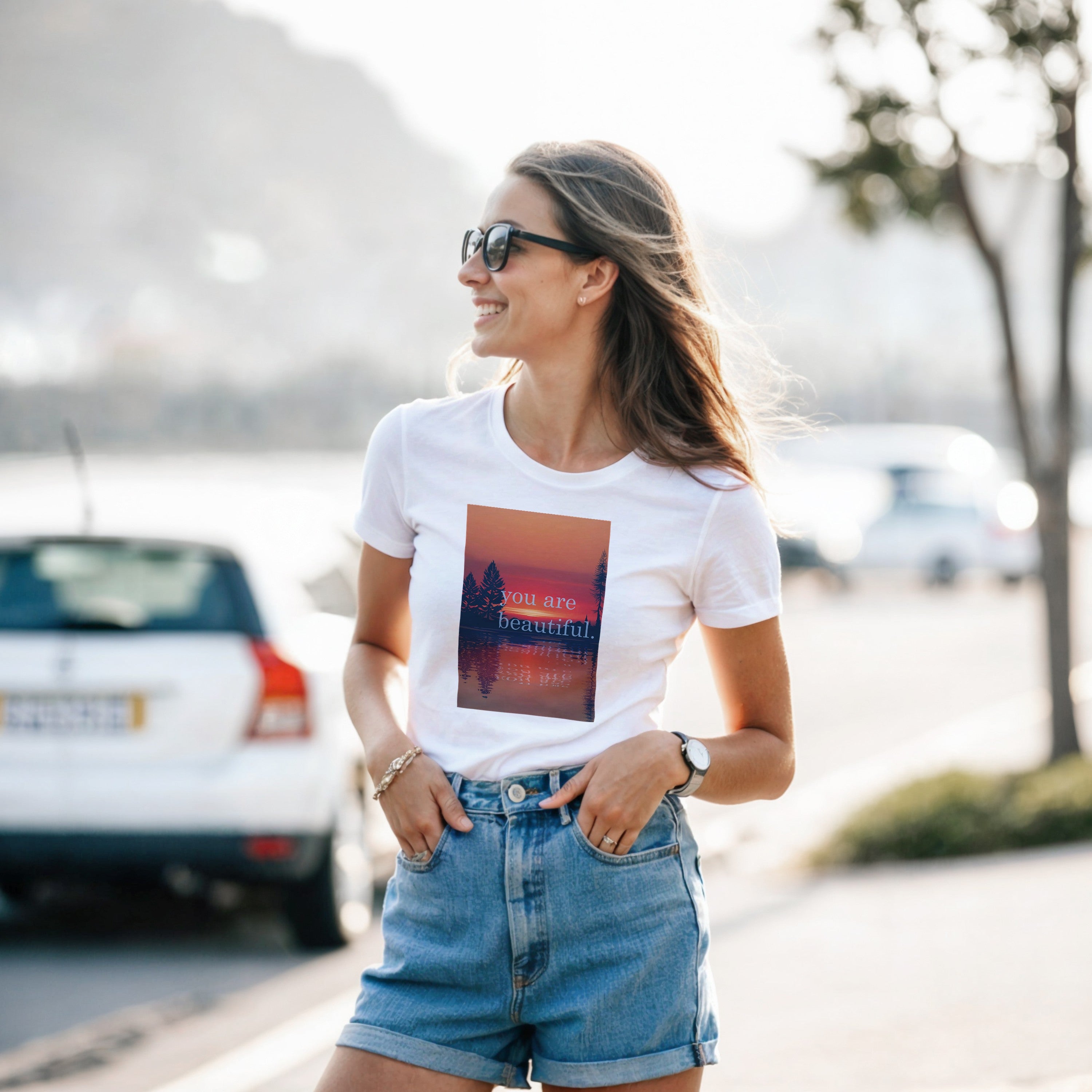 CAMISETA ERES HERMOSA PUESTA DE SOL