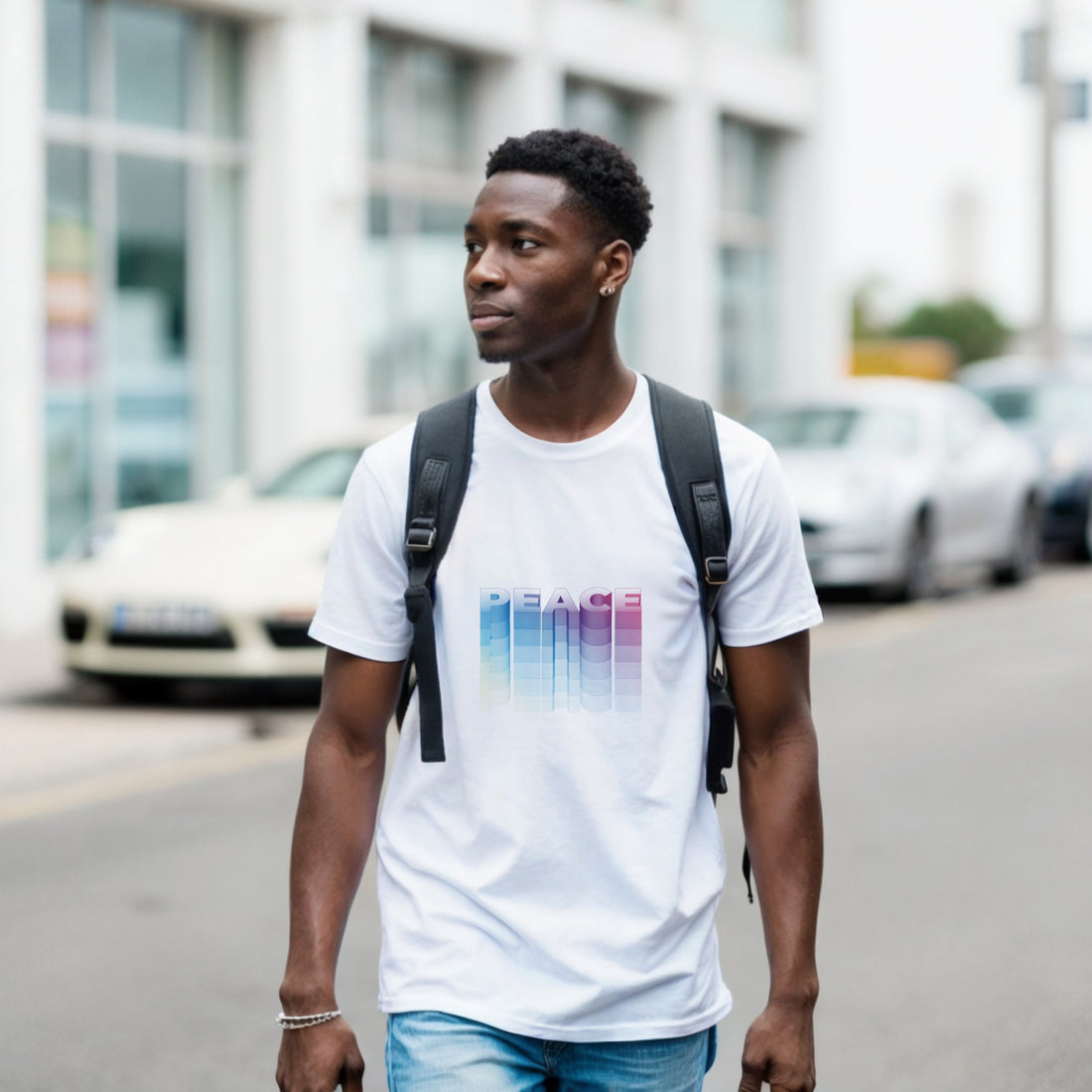 CAMISETA PAZ PSICODÉLICOS