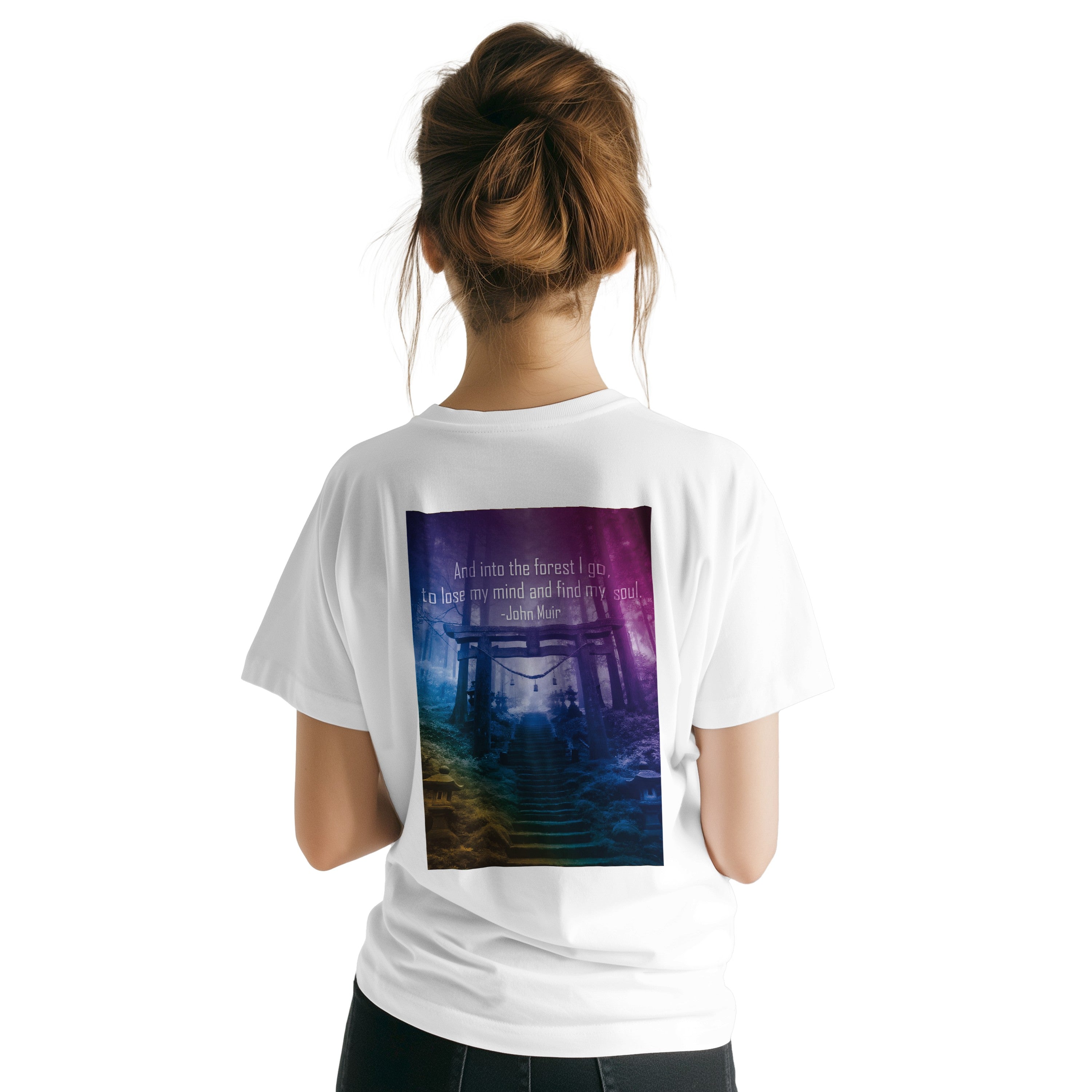 CAMISETA SESSÕES PSICODÉLICAS DA FLORESTA JAPONESA