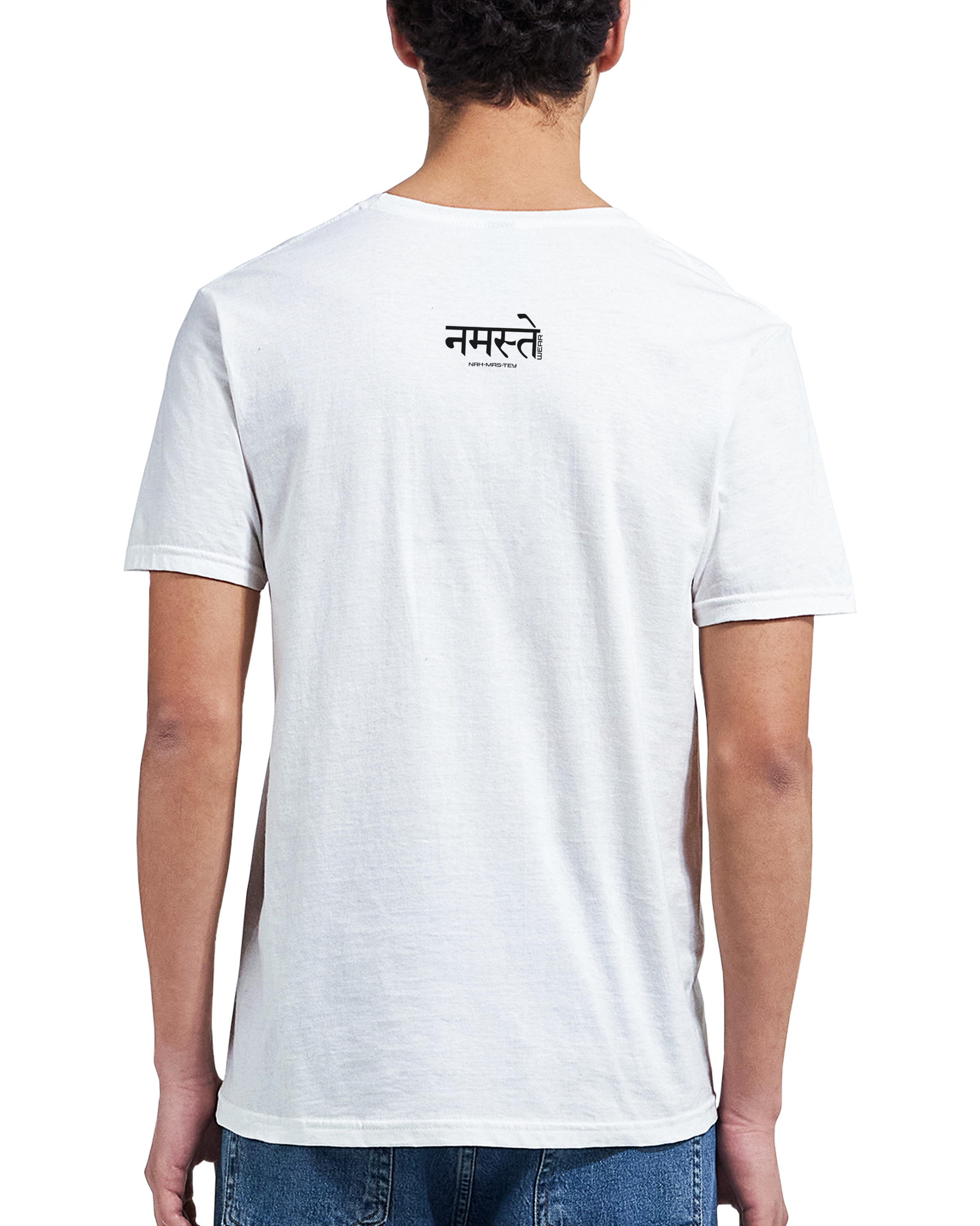 CAMISETA SABIDURÍA KANJI JAPONESA NEGRO Y CENIZA