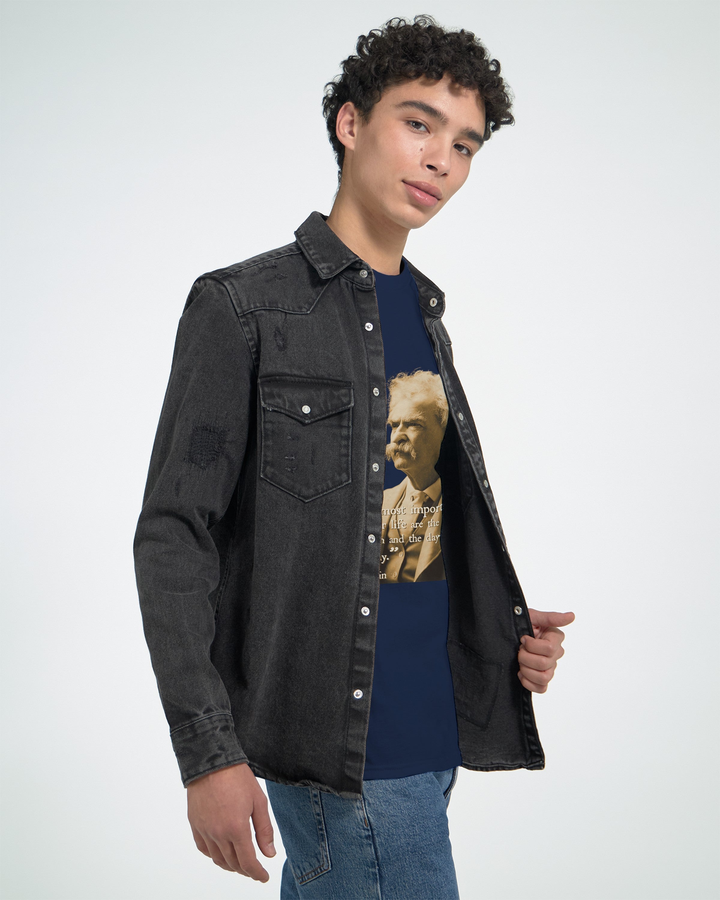 CAMISETA MASTER TWAIN DORADA