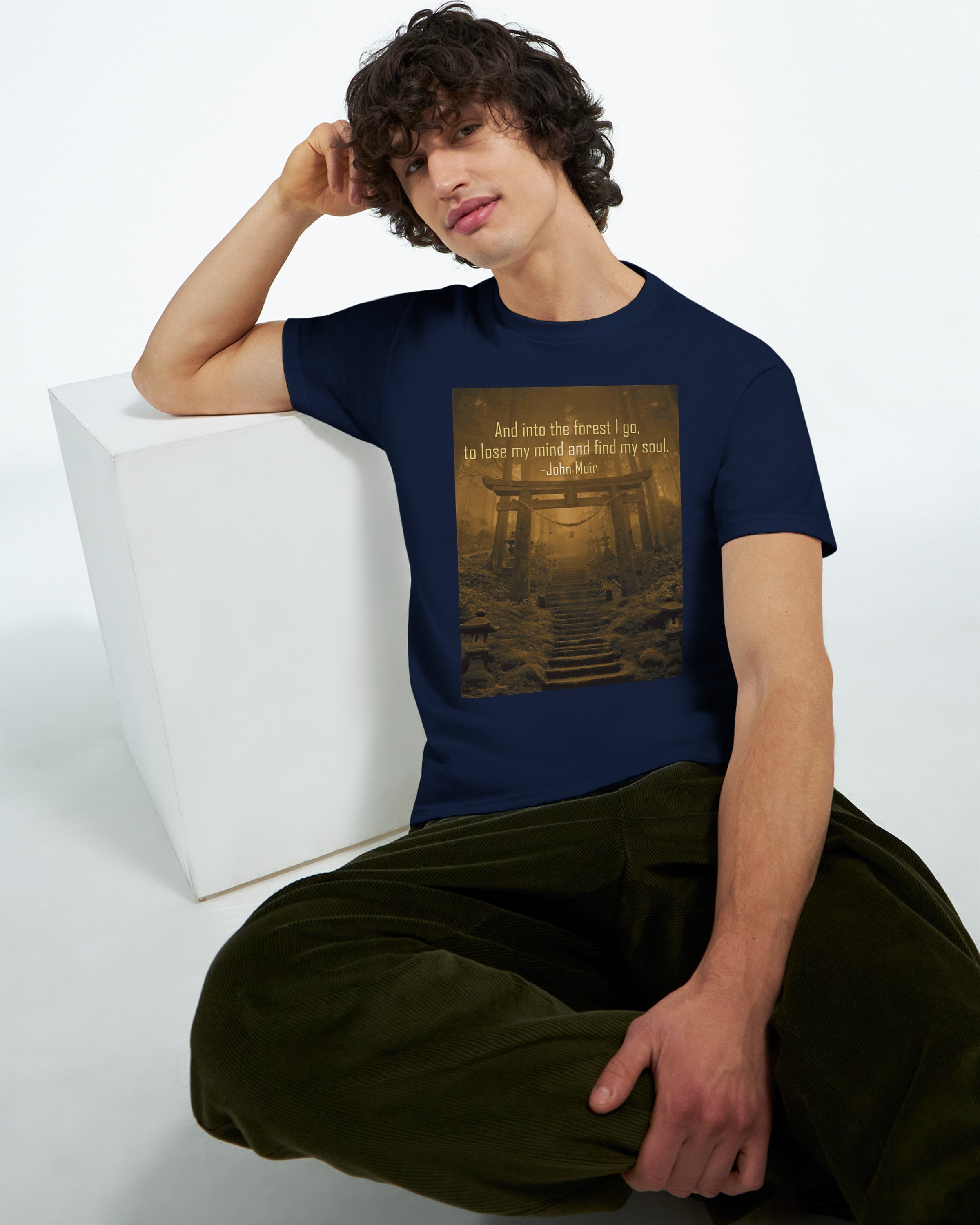 CAMISETA BOSQUE JAPONÉS HORA DORADA