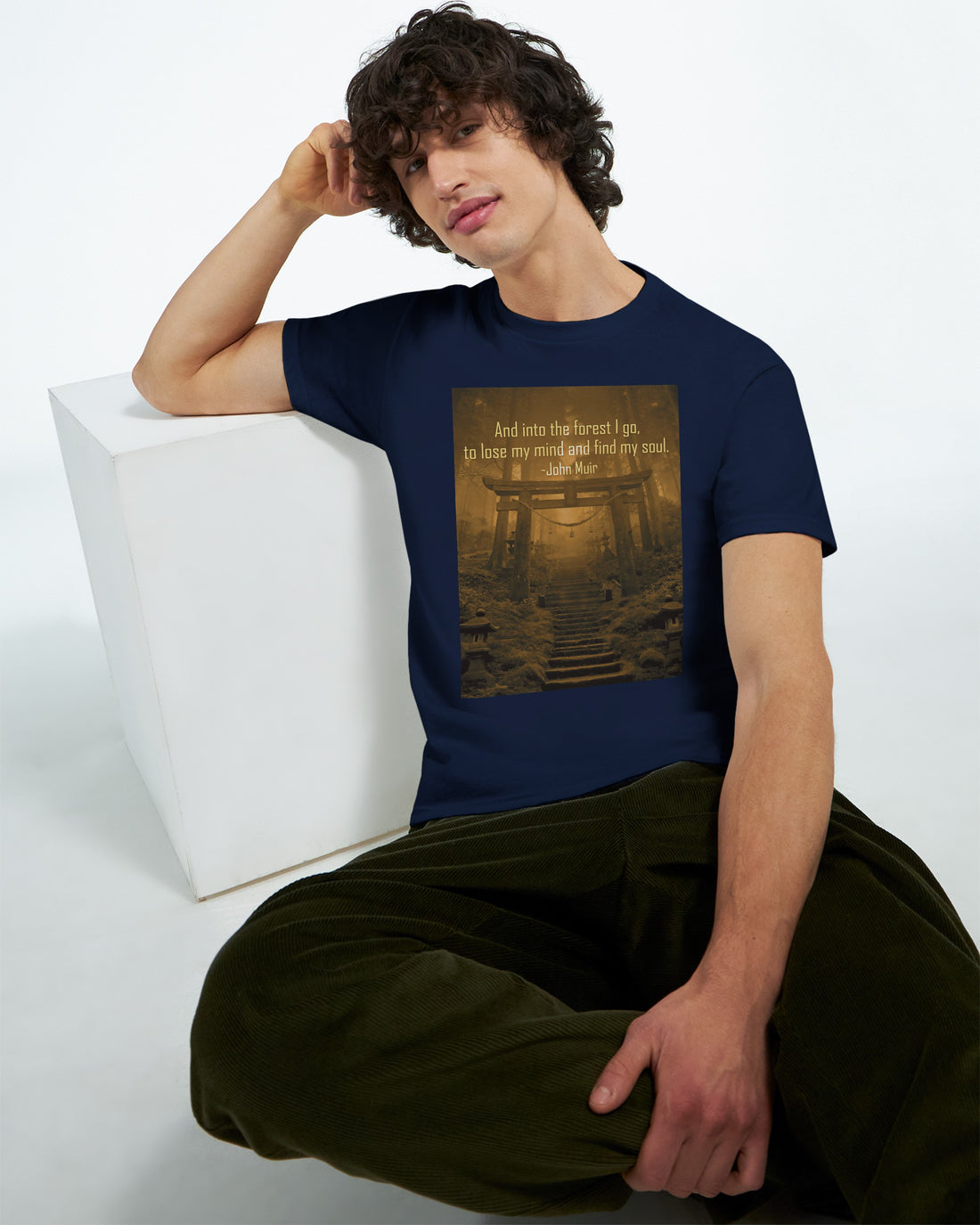 CAMISETA BOSQUE JAPONÉS HORA DORADA